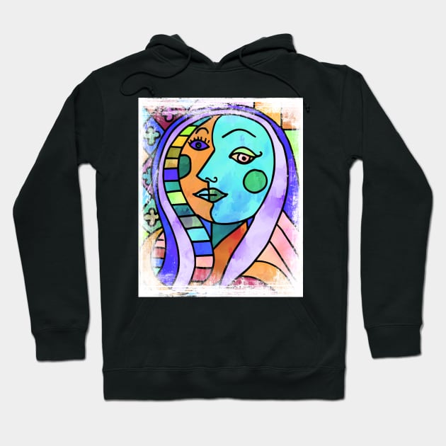 lady cubism Hoodie by MGphotoart